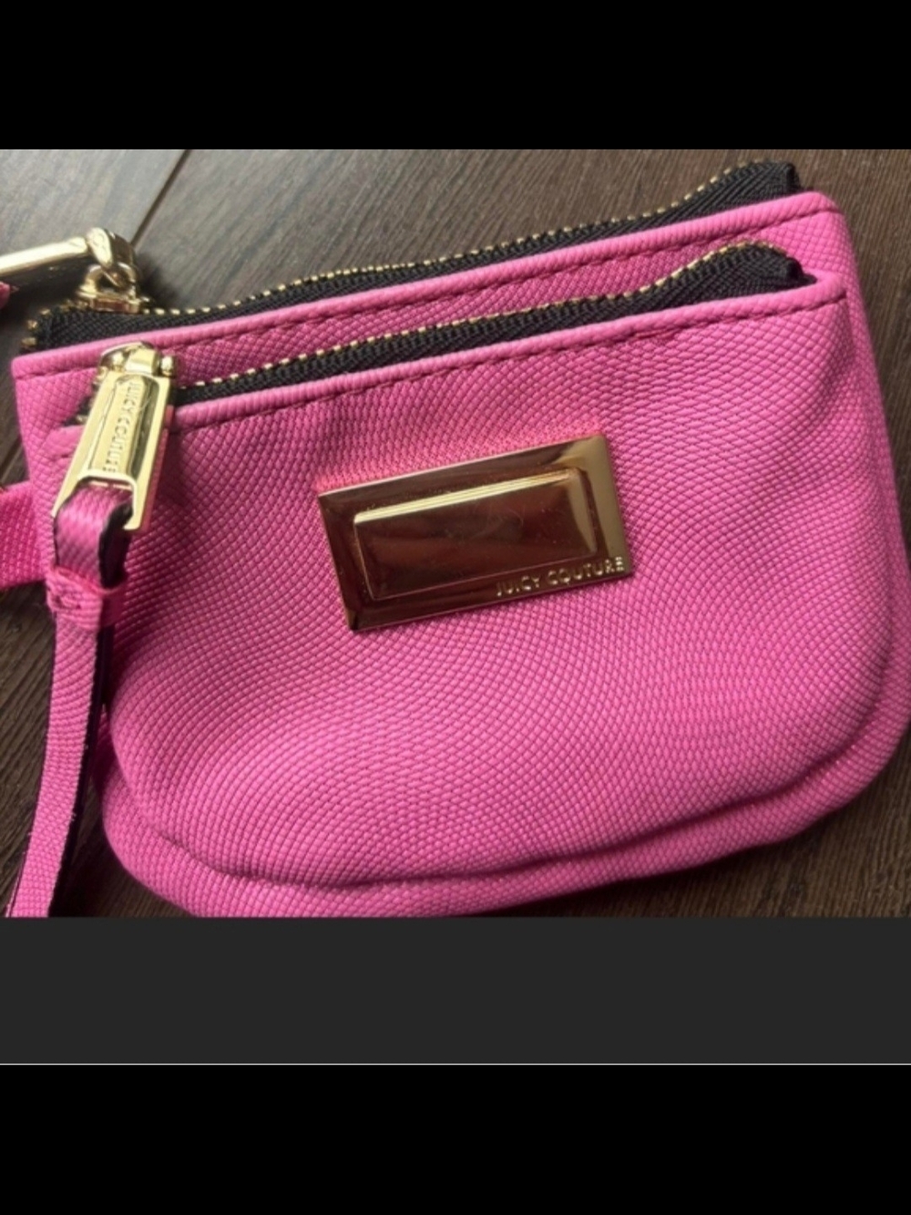 Juicy Couture Pink Wristlet Pouch